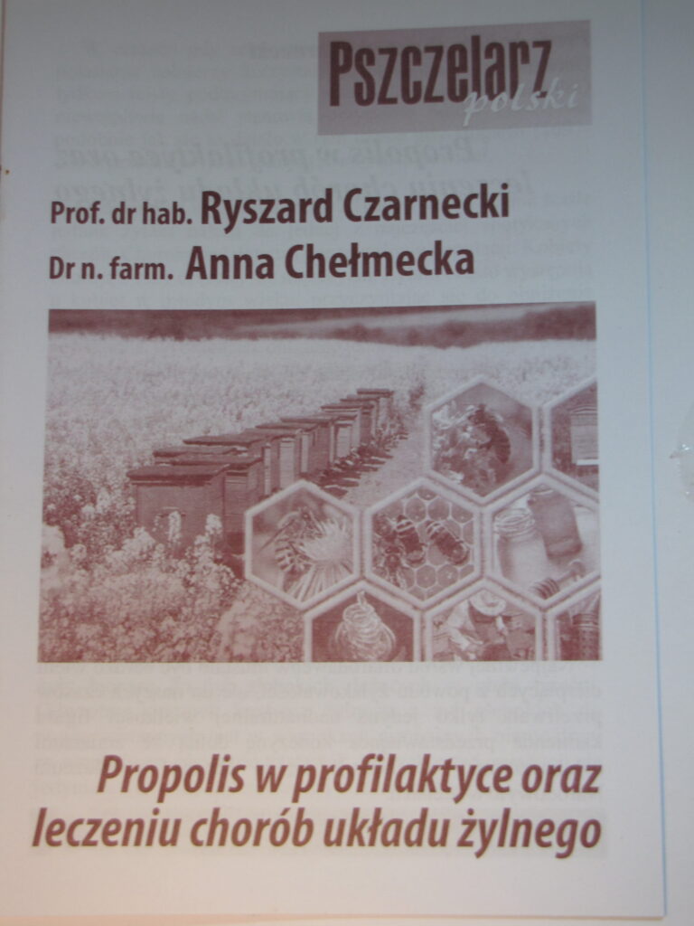 Broszura „Propolis w profilaktyce oraz leczeniu chorób układu żylnego”