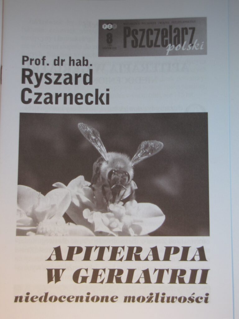 Broszura „Apiterapia w geriatrii”