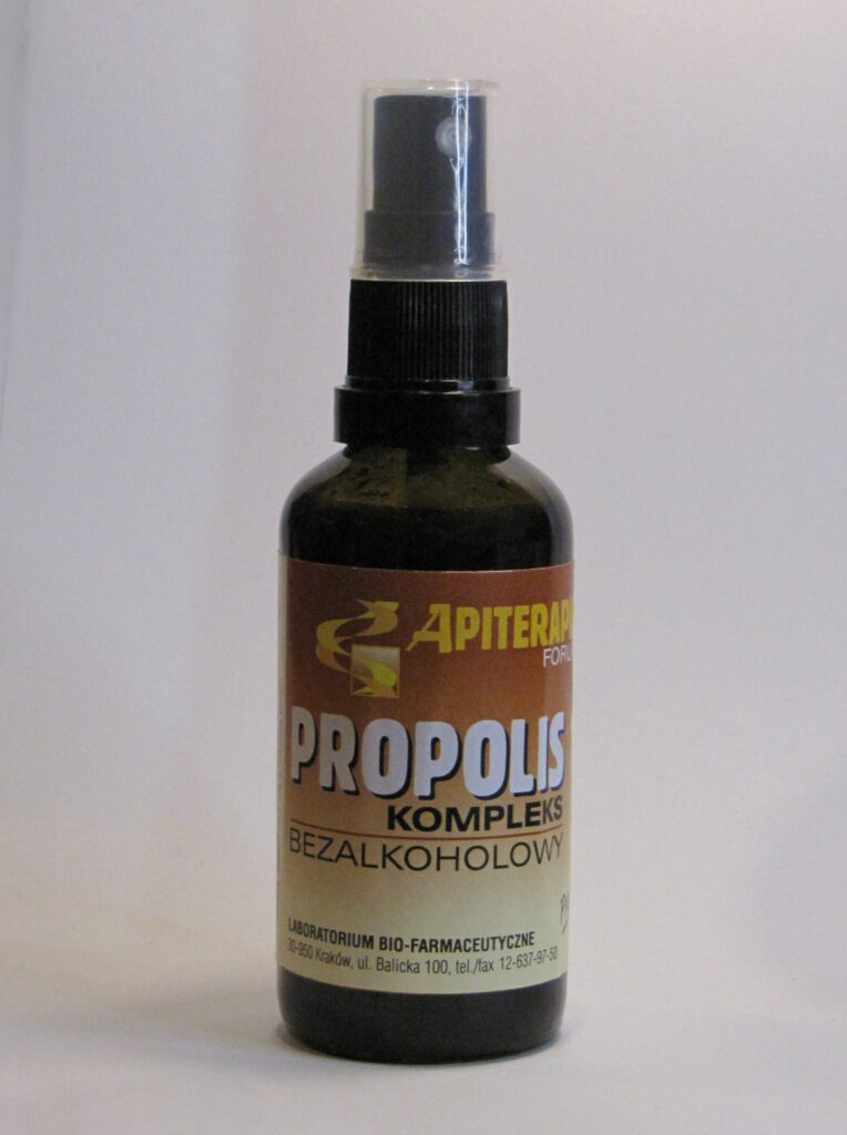 Propolis bezalkoholowy 50g z atomizerem